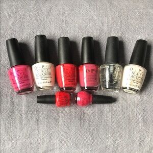 OPI Vibrant Nail Lacquer Collection - Pink, Red, Cream